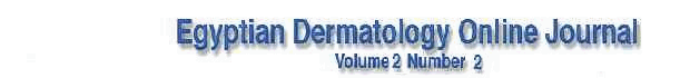 Egyptian Dermatology Online Journal, Volume 2 Number 2